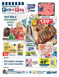Preview of Pick n Pay flyer valid from 28/09/2026