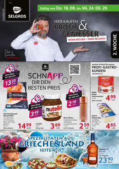 Vorschau von dem Prospekt des Geschäftes Selgros, gültig ab dem 18.06.2026