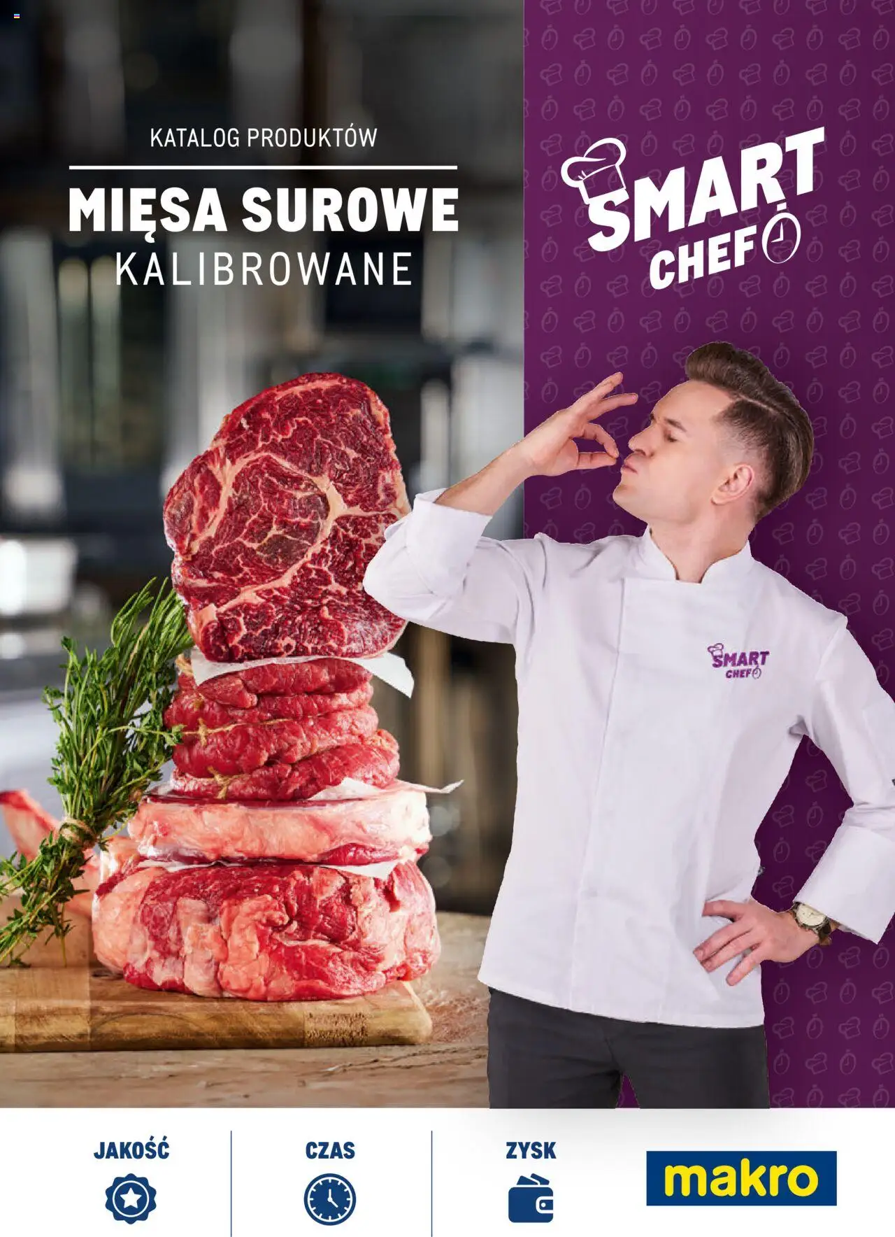 Pogląd gazetki "Katalog mięsa surowe kalibrowane" ze sklepu Makro ważnej od 23.07.2025