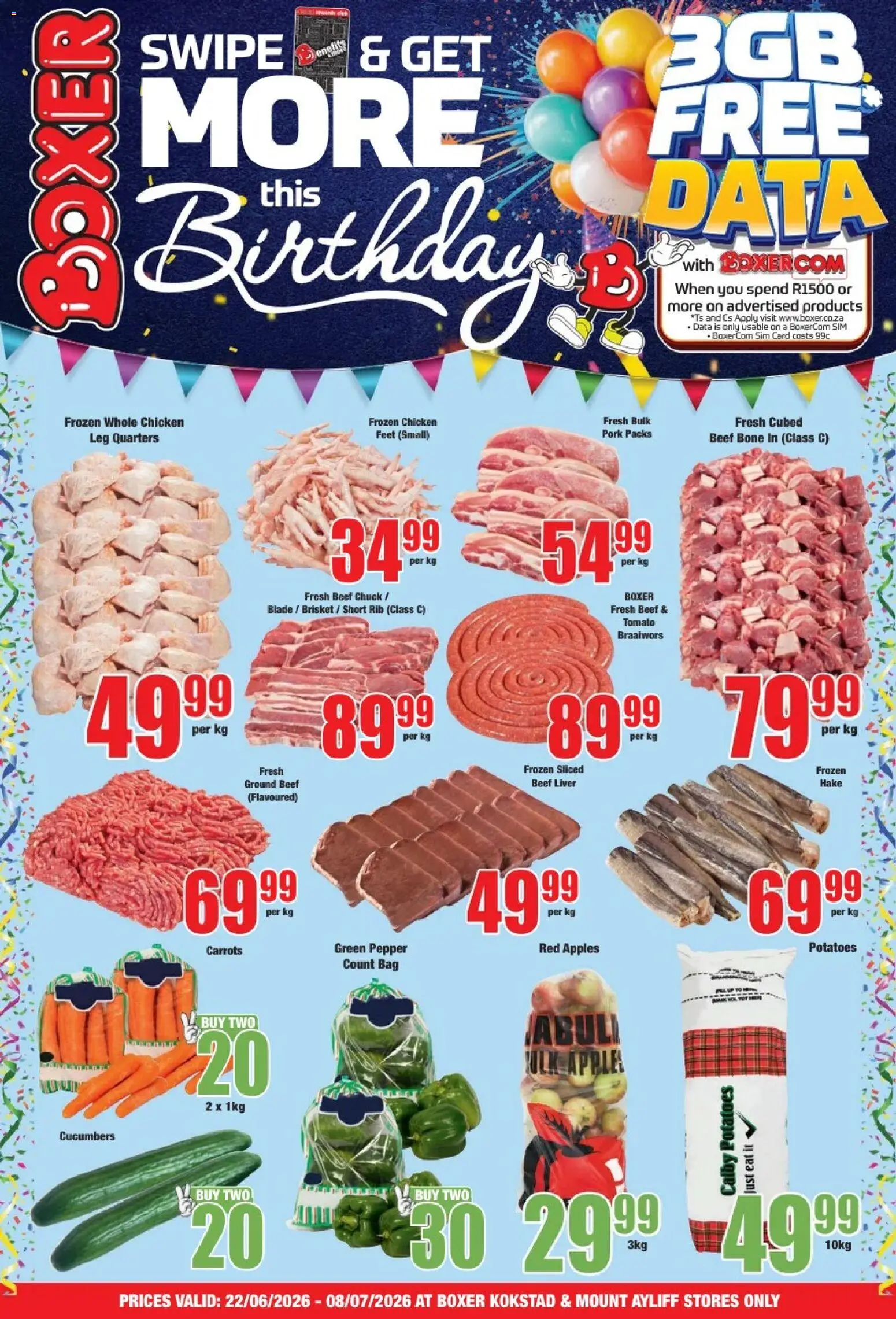 Preview of Boxer flyer valid from 22/06/2026