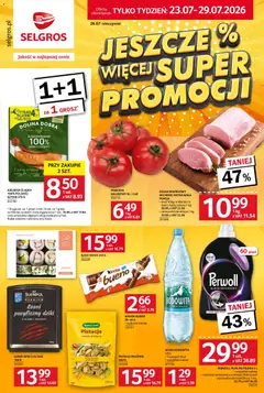 Pogląd gazetki "Selgros cash&carry gazetka - Jeszcze więcej super promocji" ze sklepu Selgros cash&carry ważnej od 23.07.2026