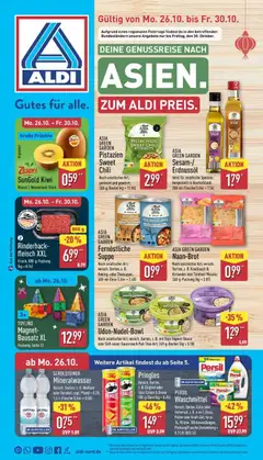 Vorschau von dem Prospekt des Geschäftes Aldi, gültig ab dem 26.10.2026