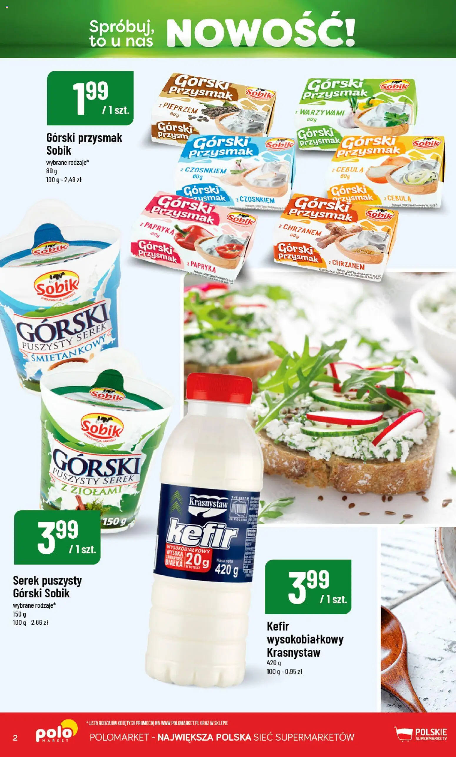 Pogląd gazetki "POLOmarket gazetka - Nowości" ze sklepu POLOmarket ważnej od 10.07.2026