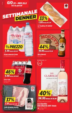 Vorschau des Merkblatts Denner aktionen IT vom Shop Denner gültig von 20.08.2026 bis 26.08.2026