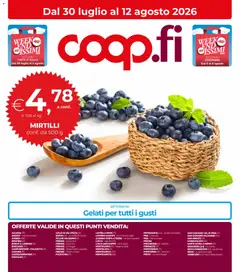 Anteprima dell'opuscolo COOP volantino Firenze dal negozio COOP valido da 30/07/2026