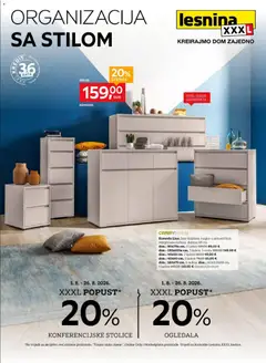 Pregled letka Lesnina Organizacija sa stilom trgovine Lesnina vrijedi od 01.08.2026