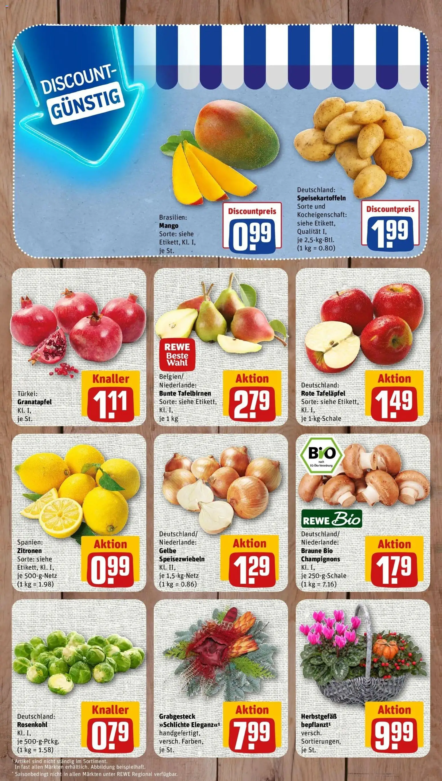 Vorschau von dem Prospekt des Geschäftes Rewe, gültig ab dem 19.10.2026