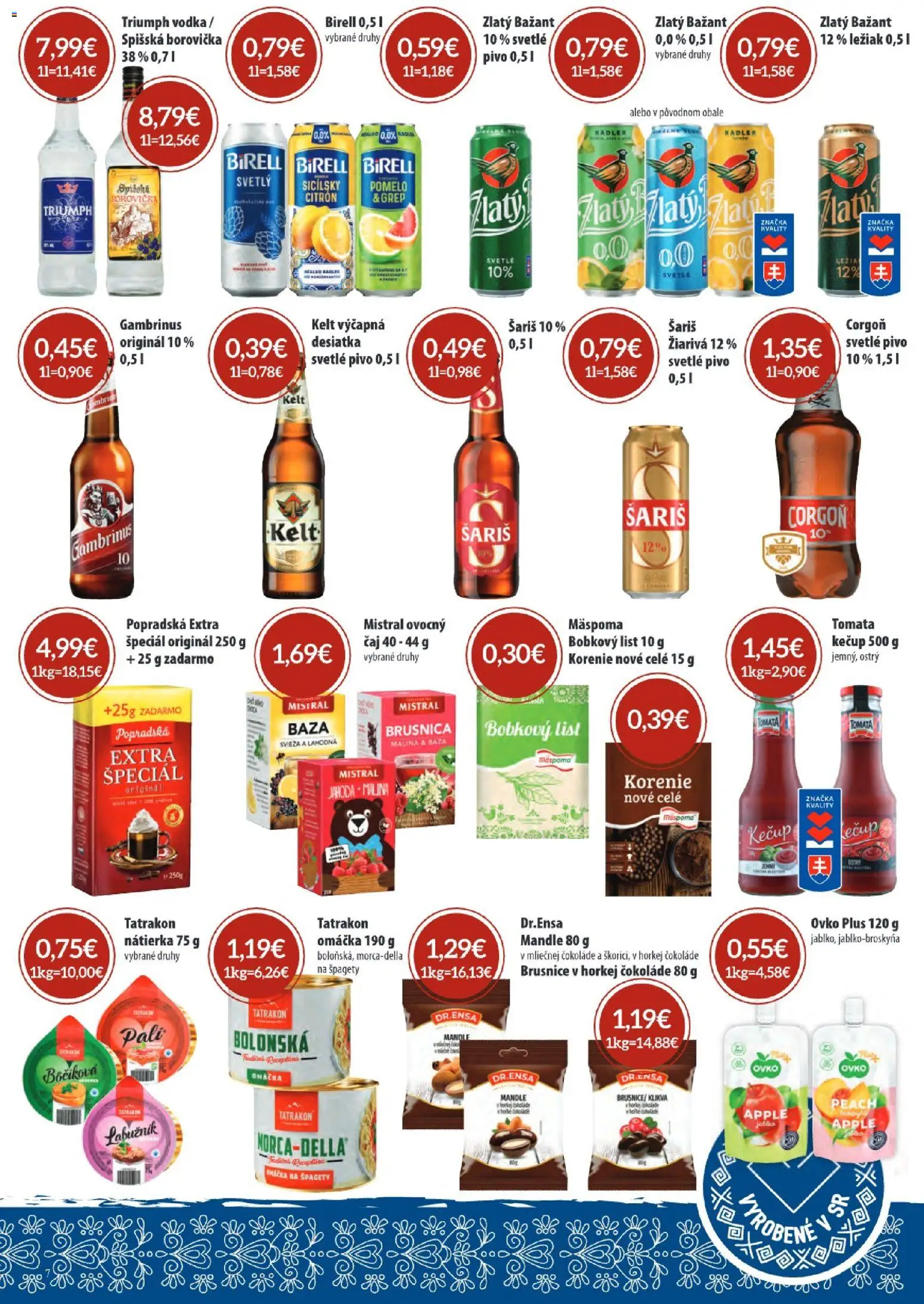 Náhľad KARMEN CBA letáku platného od 03.09.2026 - Apple, Pivo, Borovička, Birell, Kečup, Radler, Grep, Gambrinus