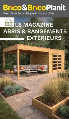 Voorbeeld van Brico Magazine abris de jardin van winkel Brico geldig vanaf 12/03/2026