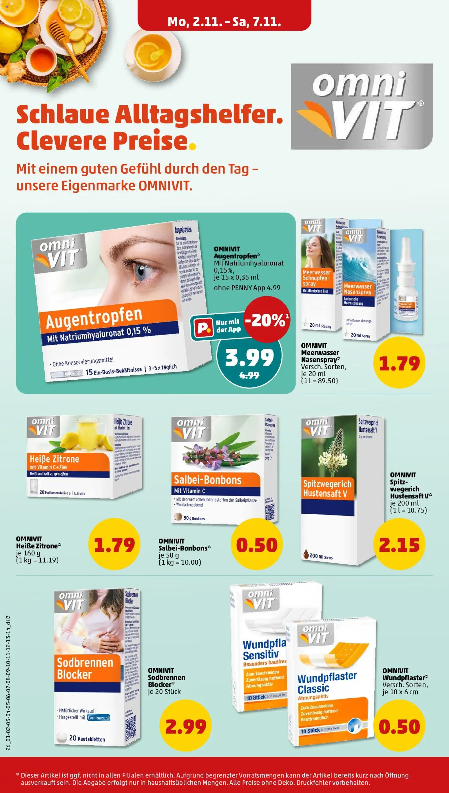 Vorschau von dem Prospekt des Geschäftes Penny, gültig ab dem 02.11.2026