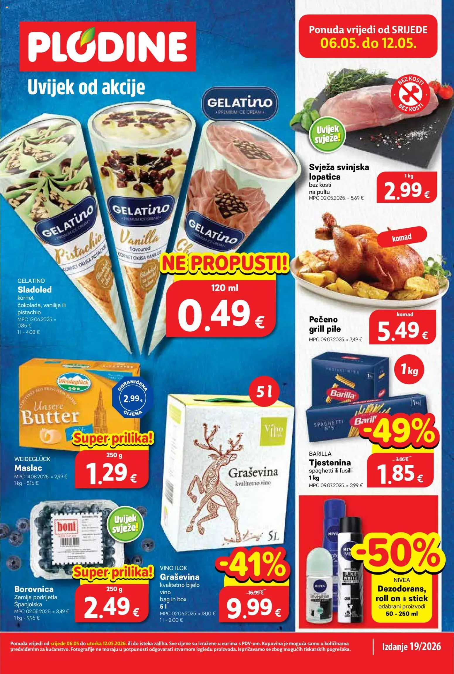 Pregled letka Plodine Katalog trgovine Plodine vrijedi od 06.05.2026