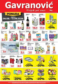 Pregled letka Gavranović Katalog trgovine Gavranović vrijedi od 06.08.2026