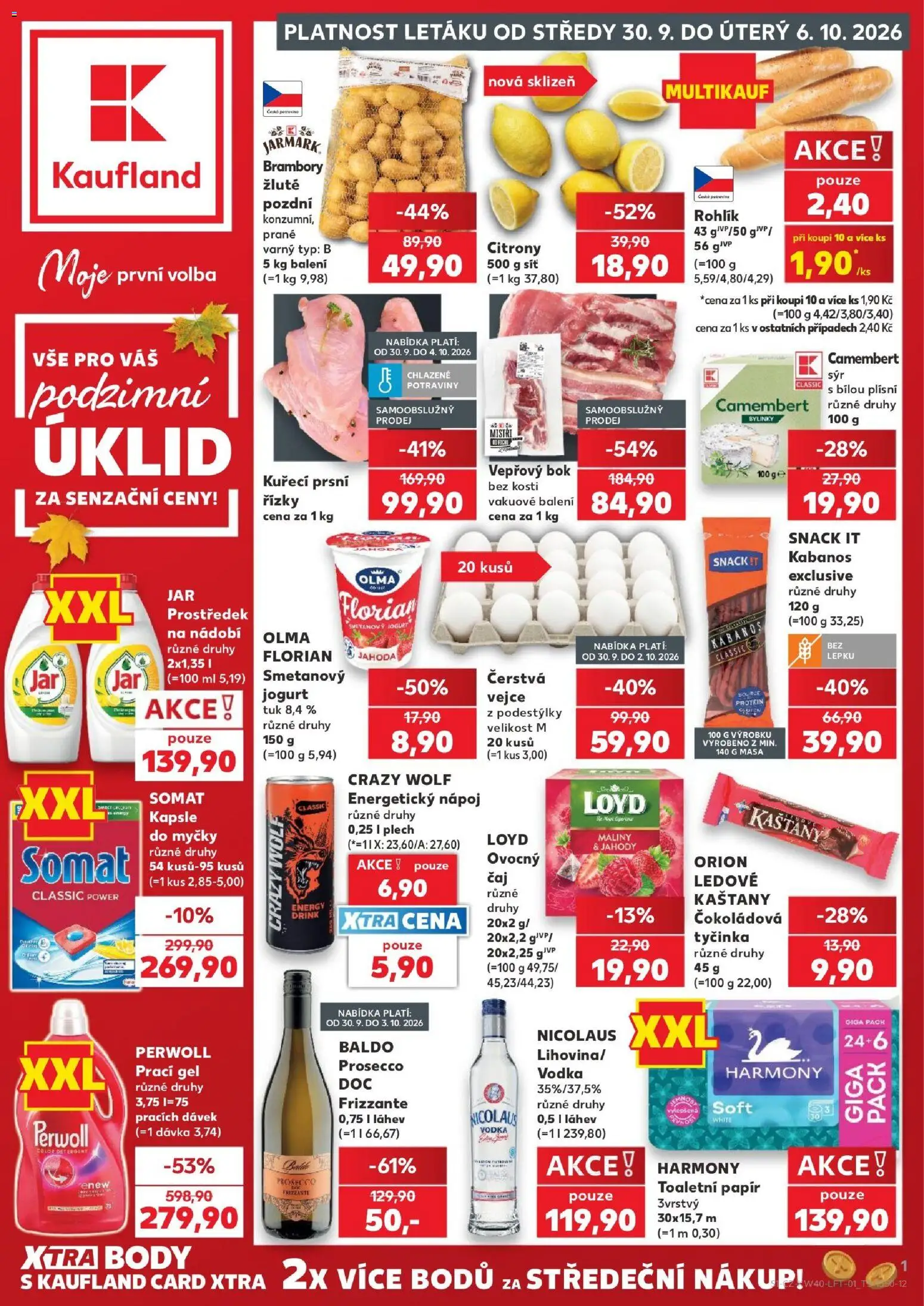 Náhled nabídky: Kaufland Kaufland leták - Praha 8 platný od 30.09.2026