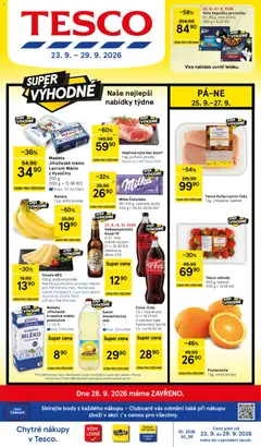 Náhled nabídky: Tesco Tesco leták - Hypermarket platný od 23.09.2026