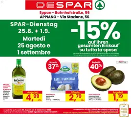 Anteprima dell'opuscolo Despar volantino Appiano dal negozio Despar valido da 20/08/2026
