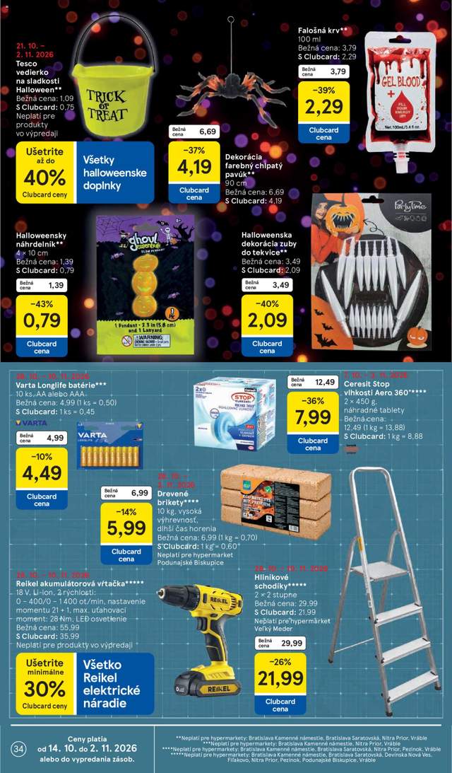Nový Tesco leták od 28.10.