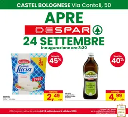 Anteprima dell'opuscolo Despar volantino Castel Bolognese dal negozio Despar valido da 24/09/2026