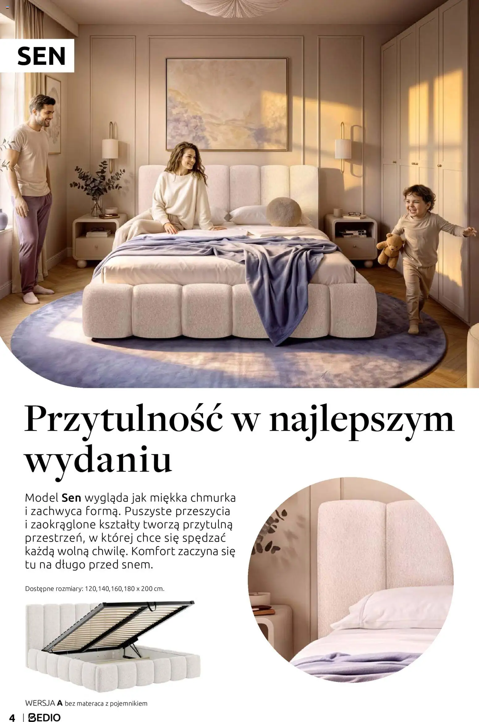 Pogląd gazetki "Black Red White promocje - Łóżka i materace BEDIO" ze sklepu Black Red White ważnej od 13.10.2026
