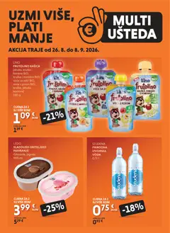 Pregled letka Studenac Multi Ušteda trgovine Studenac vrijedi od 26.08.2026