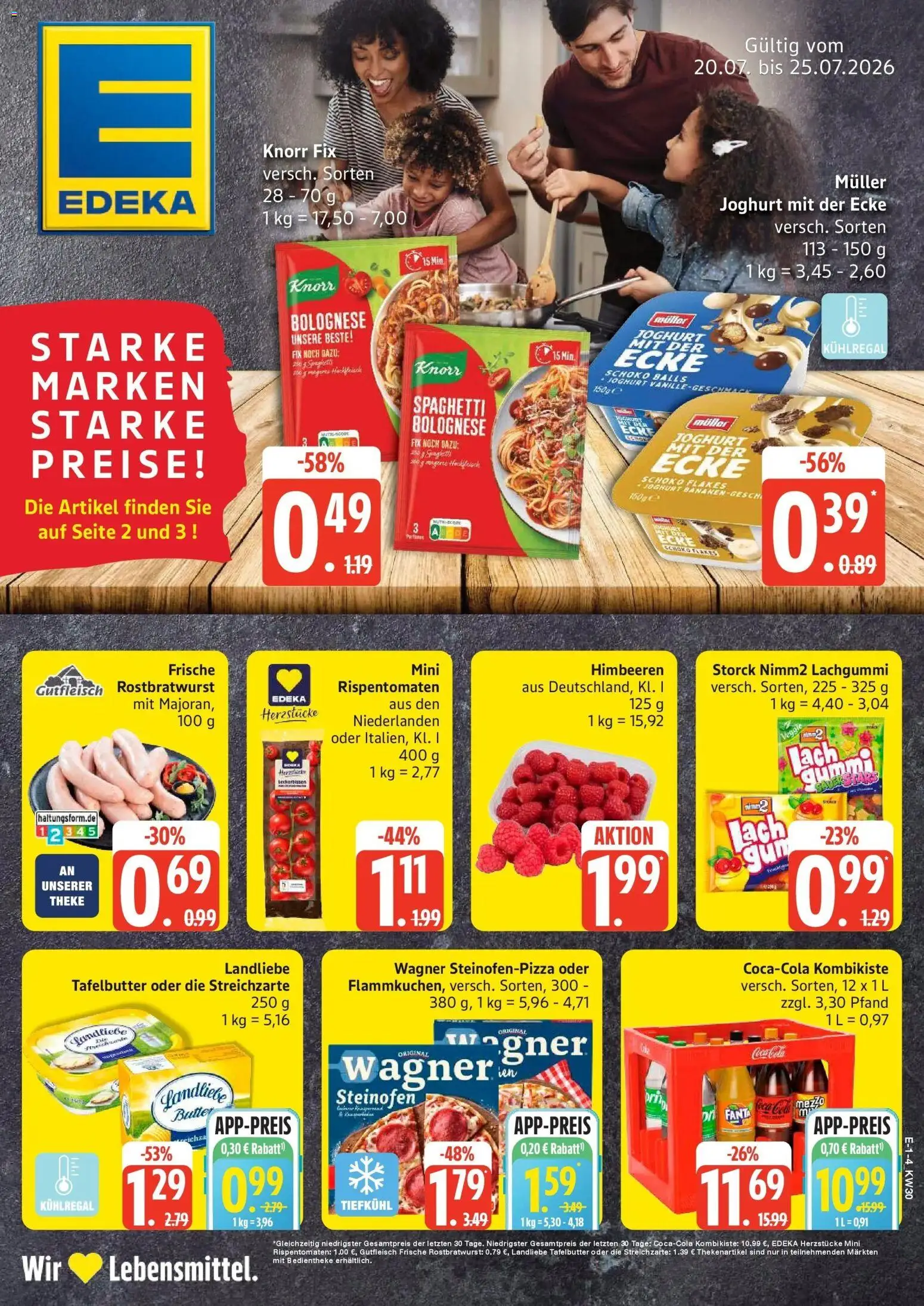 Vorschau von dem Prospekt des Geschäftes Edeka, gültig ab dem 20.07.2026