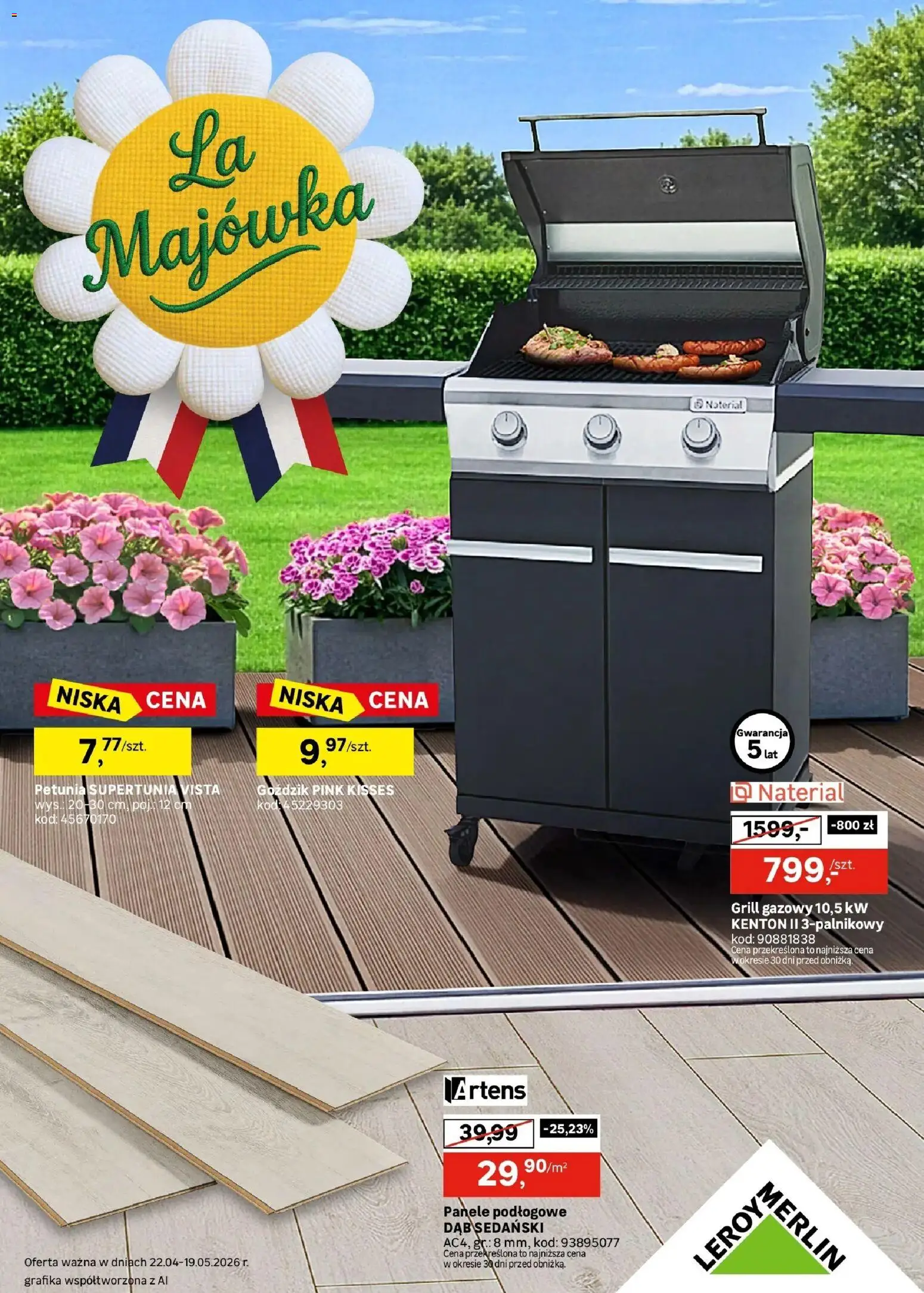 Pogląd gazetki "Majówka do 19.05 z Leroy Merlin!" ze sklepu Leroy Merlin ważnej od 30.04.2026