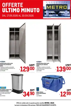 Anteprima dell'opuscolo Metro volantino Offerte ultimo minuto dal negozio Metro valido da 17/09/2026