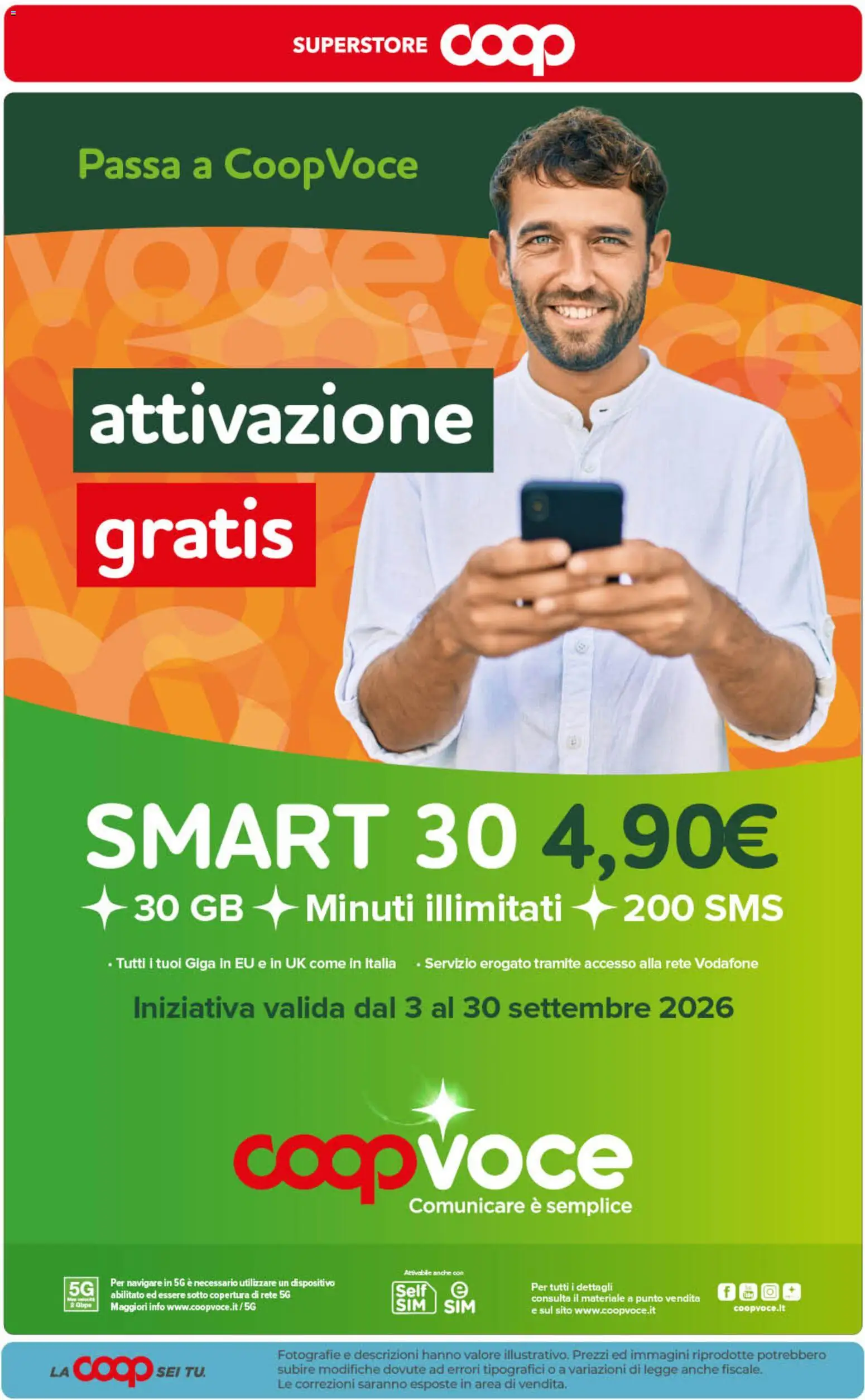Anteprima dell'opuscolo COOP volantino Superstore Sicilia dal negozio COOP valido da 01/09/2026