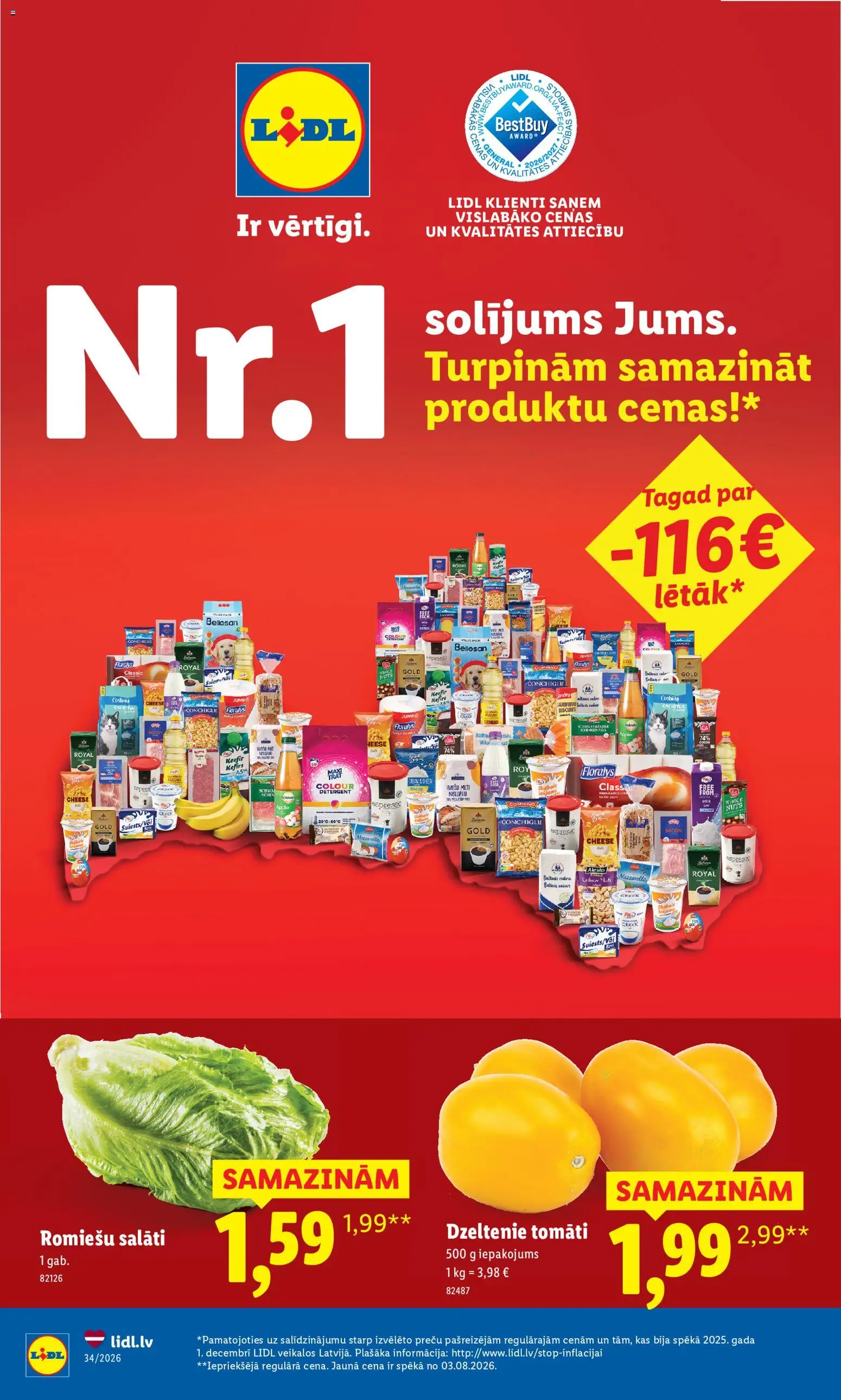 Skatīt Lidl akciju bukletu, derīgs no 17.08.2026.