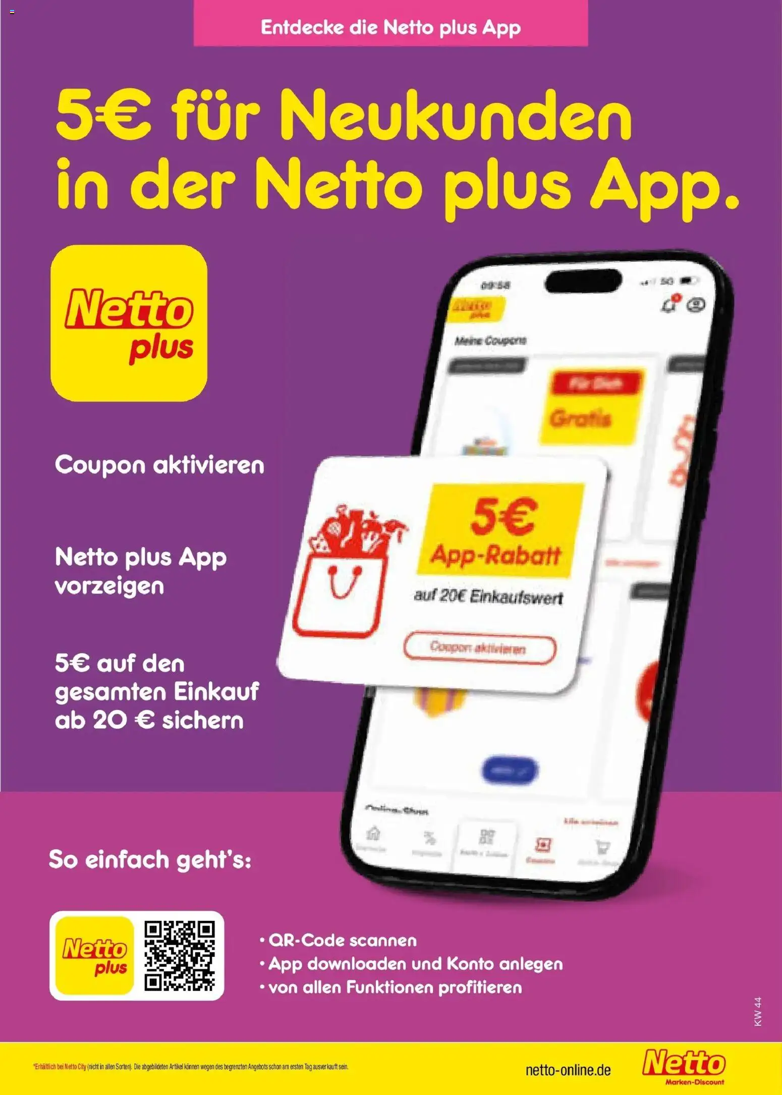Vorschau von dem Prospekt des Geschäftes Netto Marken-Discount, gültig ab dem 26.10.2026