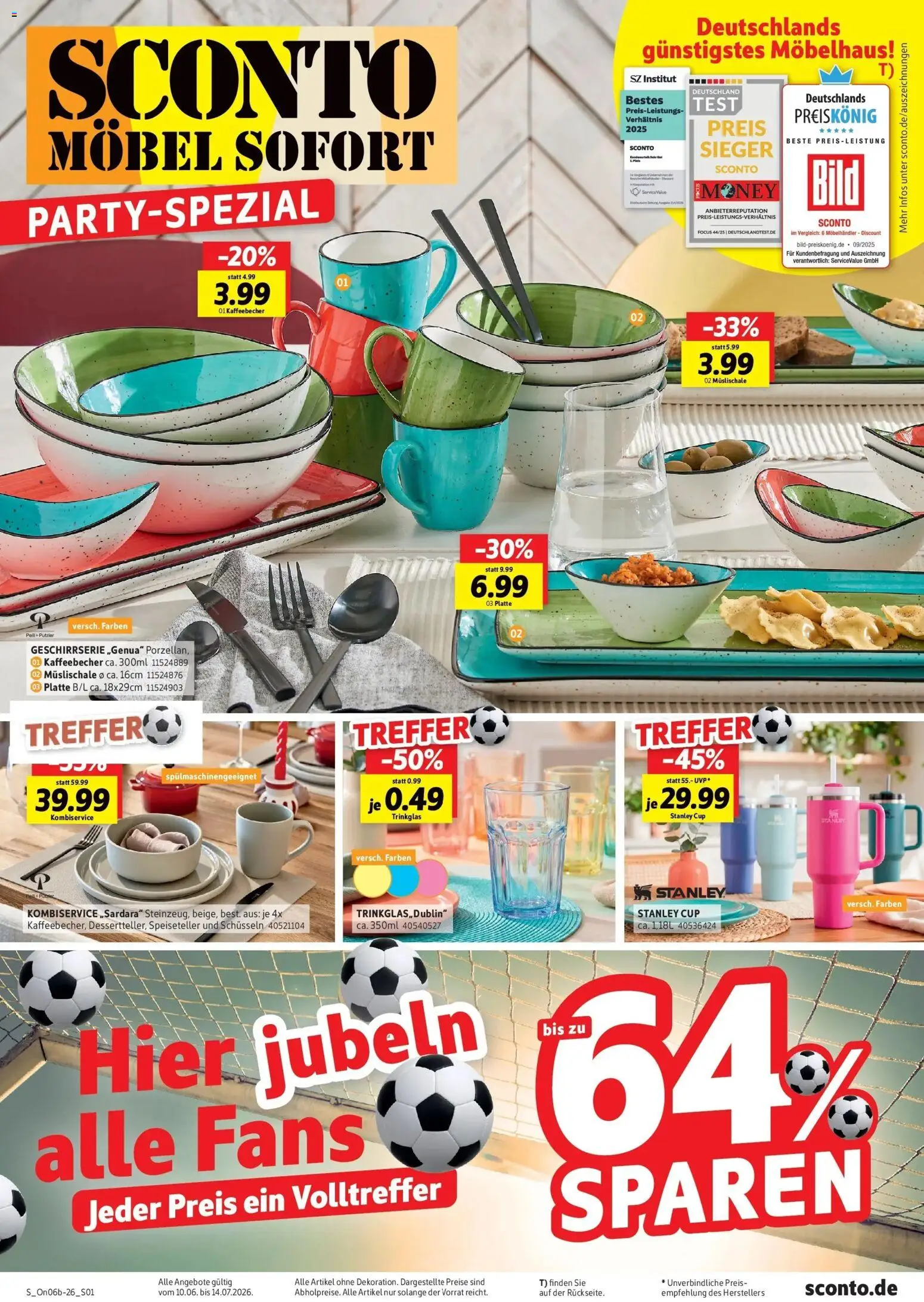 Vorschau von dem Prospekt des Geschäftes Sconto, gültig ab dem 10.06.2026