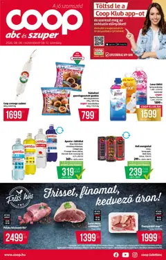COOP - COOP akciós újság megtekintése, amely érvényes 2026.08.06.-től