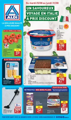 Prévisualisation de Aldi catalogue du magasin Aldi formulaire valide 25/08/2026