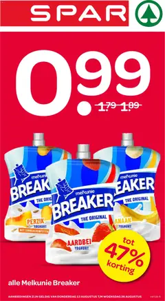 Voorbeeld van Spar folder van winkel Spar geldig vanaf 13-08-2026