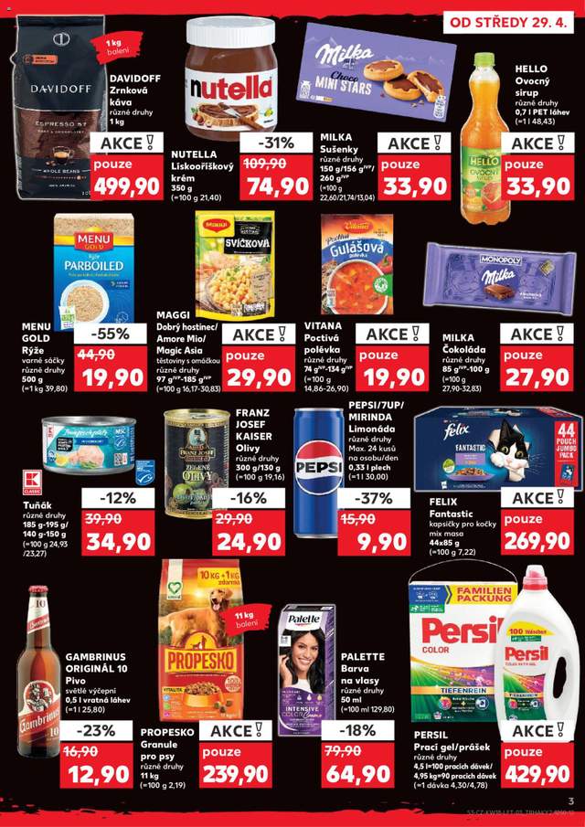 Nový Kaufland leták od 29.04.