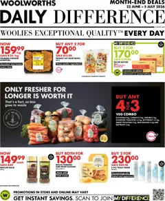 Preview of Woolworths flyer valid from 22/06/2026