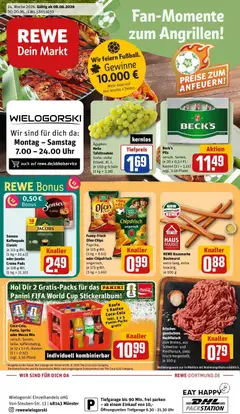 Vorschau von dem Prospekt des Geschäftes Rewe, gültig ab dem 08.06.2026