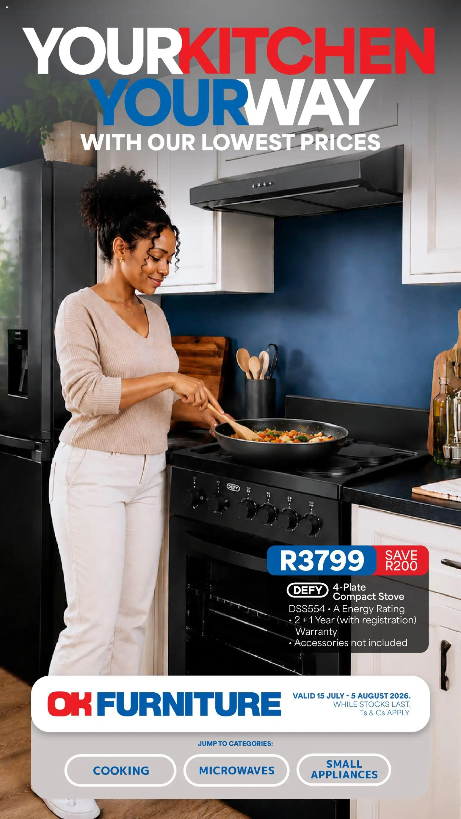 Preview of OK Furniture flyer valid from 15/07/2026