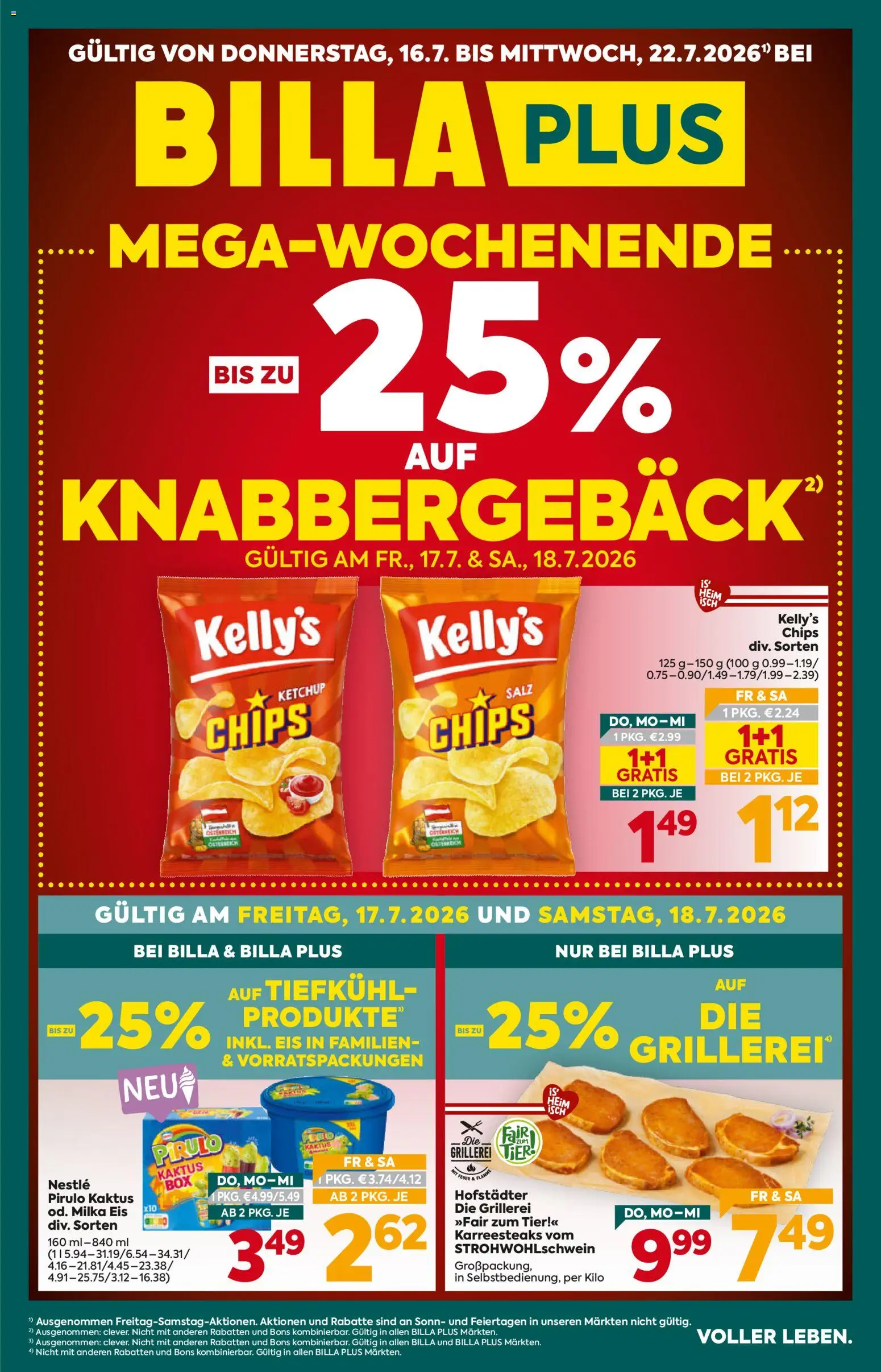 Vorschau der Angebote: Billa Plus Billa Plus Flugblatt gültig ab 16.07.2026