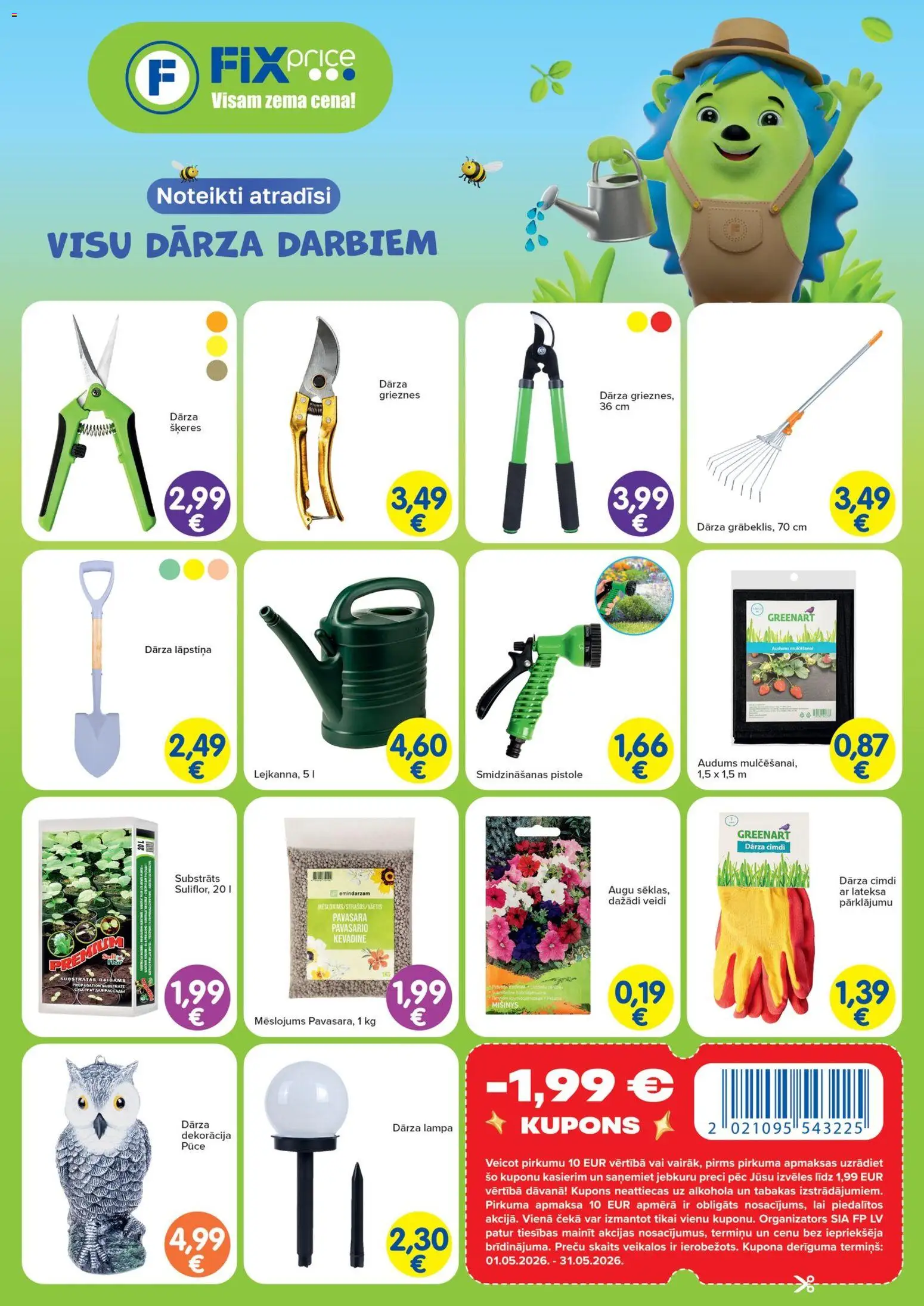 Skatīt Fix Price akciju bukletu, derīgs no 01.05.2026.