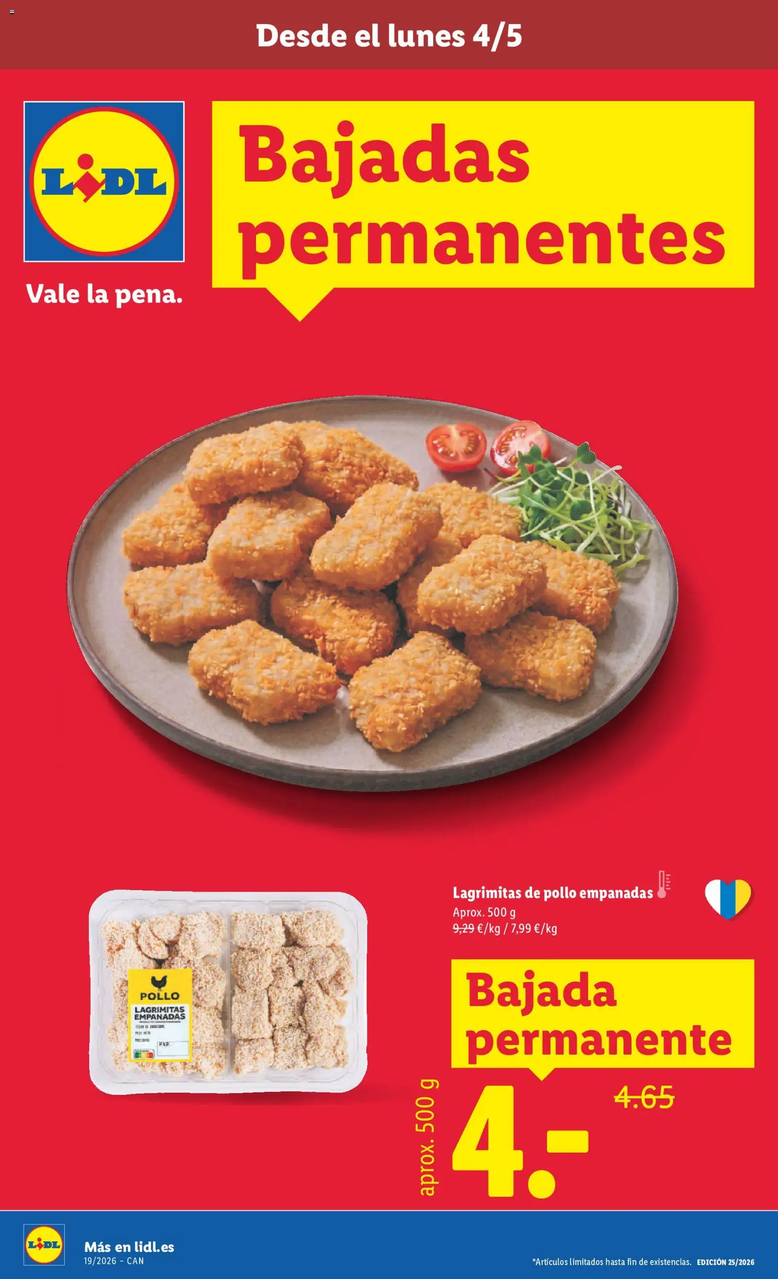 Vista previa del folleto de la tienda Lidl válido desde el 04/05/2026 