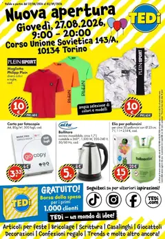 Anteprima dell'opuscolo TEDi volantino Torino dal negozio TEDi valido da 23/08/2026