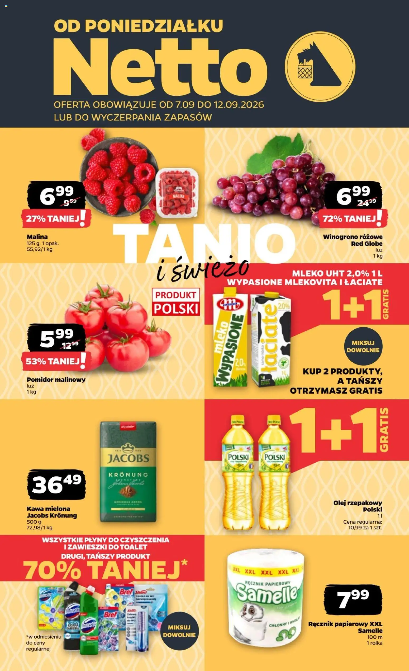 Pogląd gazetki "Netto gazetka od poniedziałku" ze sklepu Netto ważnej od 07.09.2026