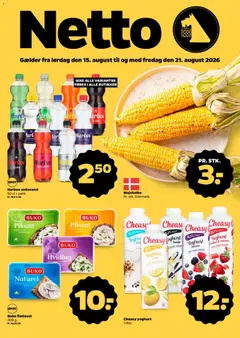 Eksempel på tilbudsavis Netto - Tilbudsavis uge 34 fra butik Netto gyldig fra 15/08/2026