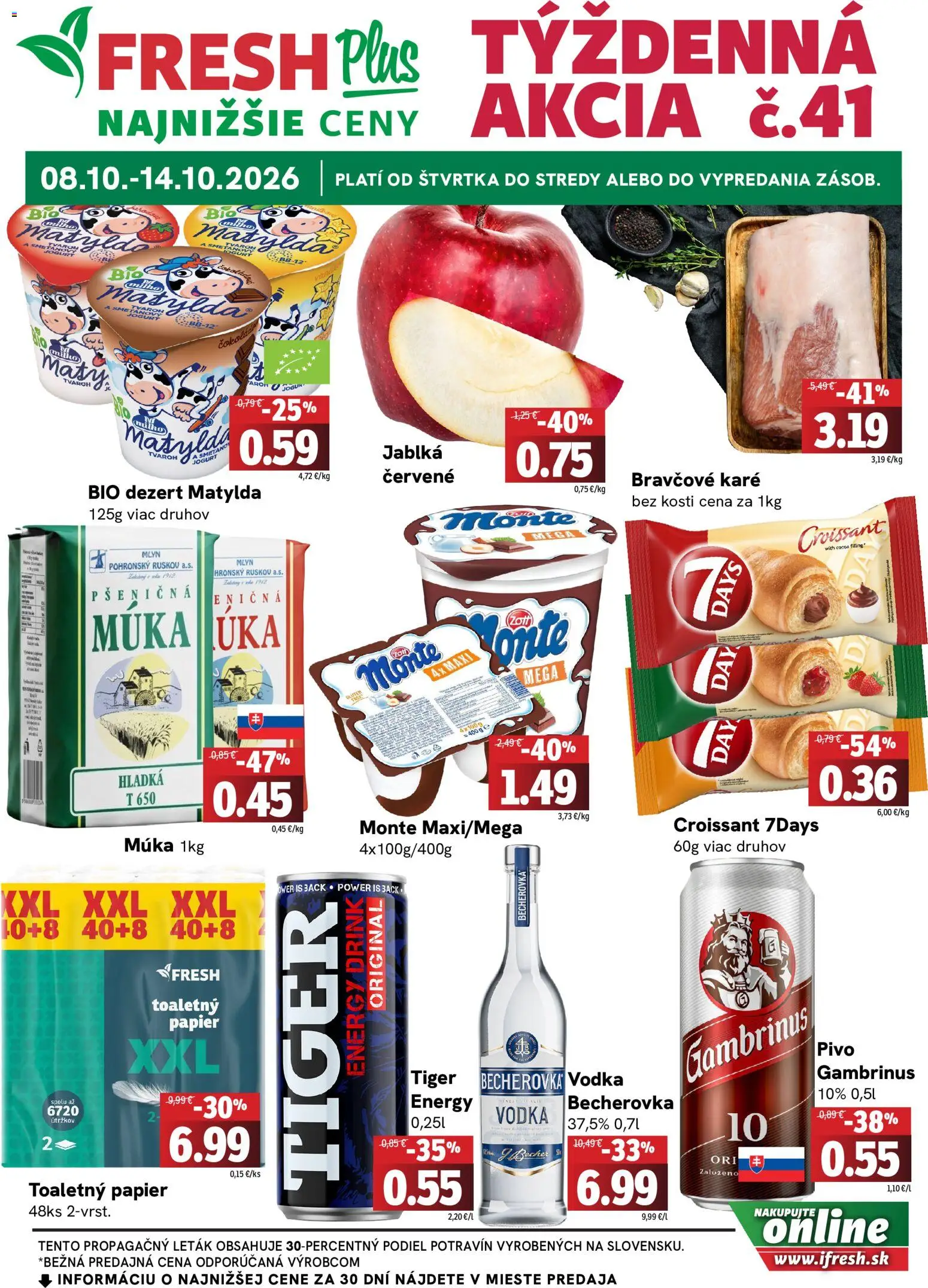 Náhľad Fresh letáku platného od 08.10.2026