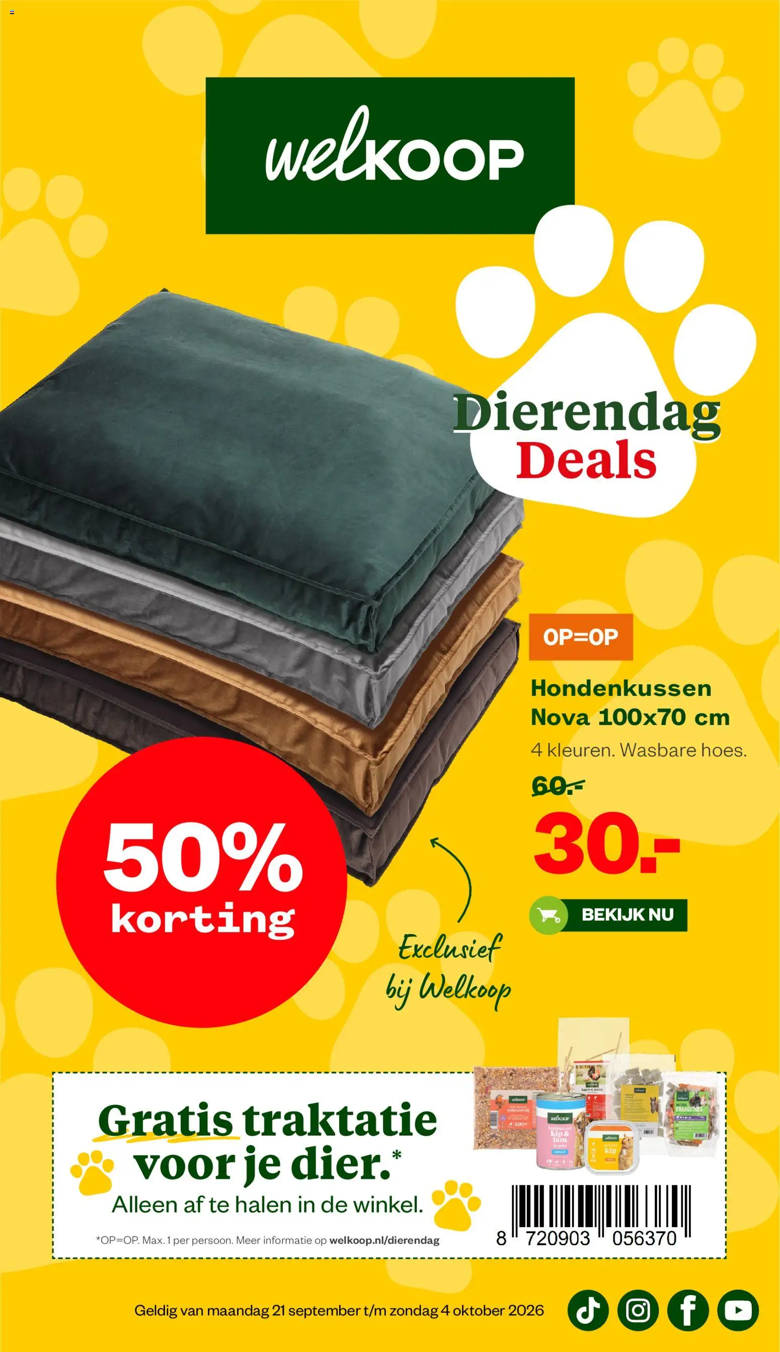 Voorbeeld van Welkoop folder - Dierandang deals van winkel Welkoop geldig vanaf 21-09-2026