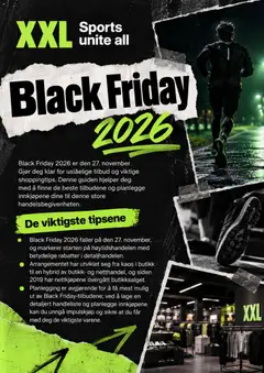 Forhåndsvis XXL Black Friday avis fra butikk XXL gyldig fra 19/10/2026
