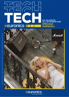 Anteprima dell'opuscolo Euronics volantino Marshall dal negozio Euronics valido da 20/08/2026