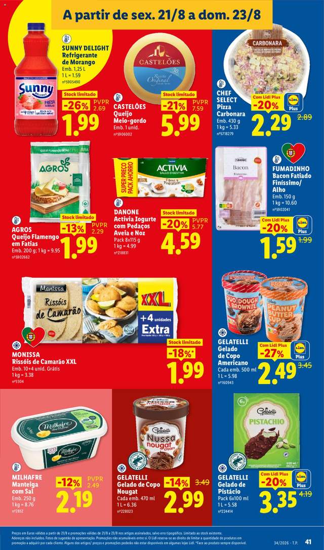 Novo folheto Lidl a partir de 17/08