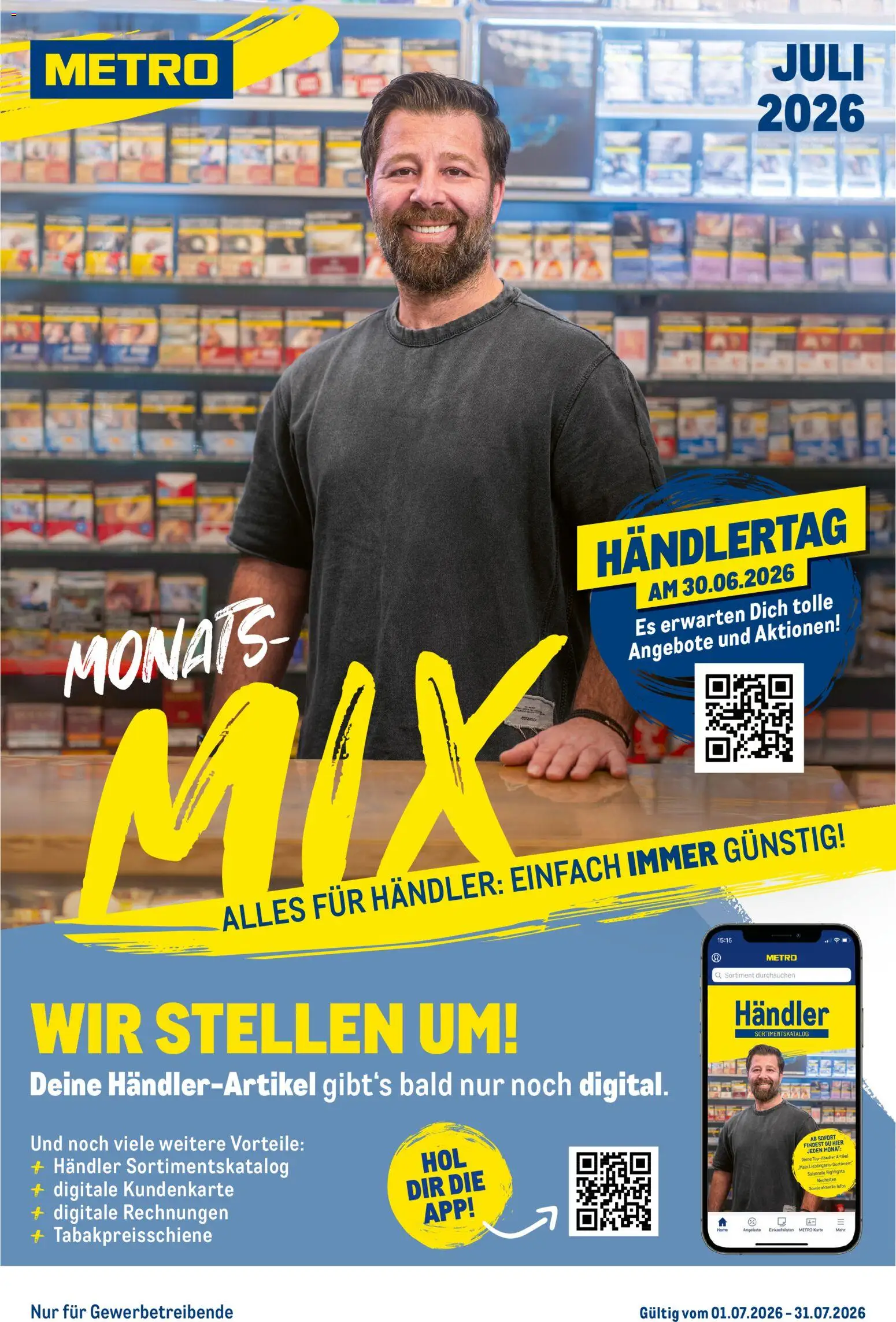 Vorschau von dem Prospekt des Geschäftes Metro, gültig ab dem 01.07.2026