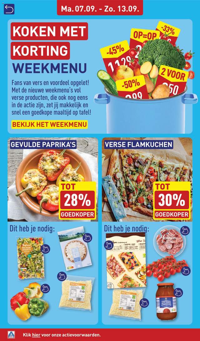 Nieuwe Aldi folder vanaf 07-09